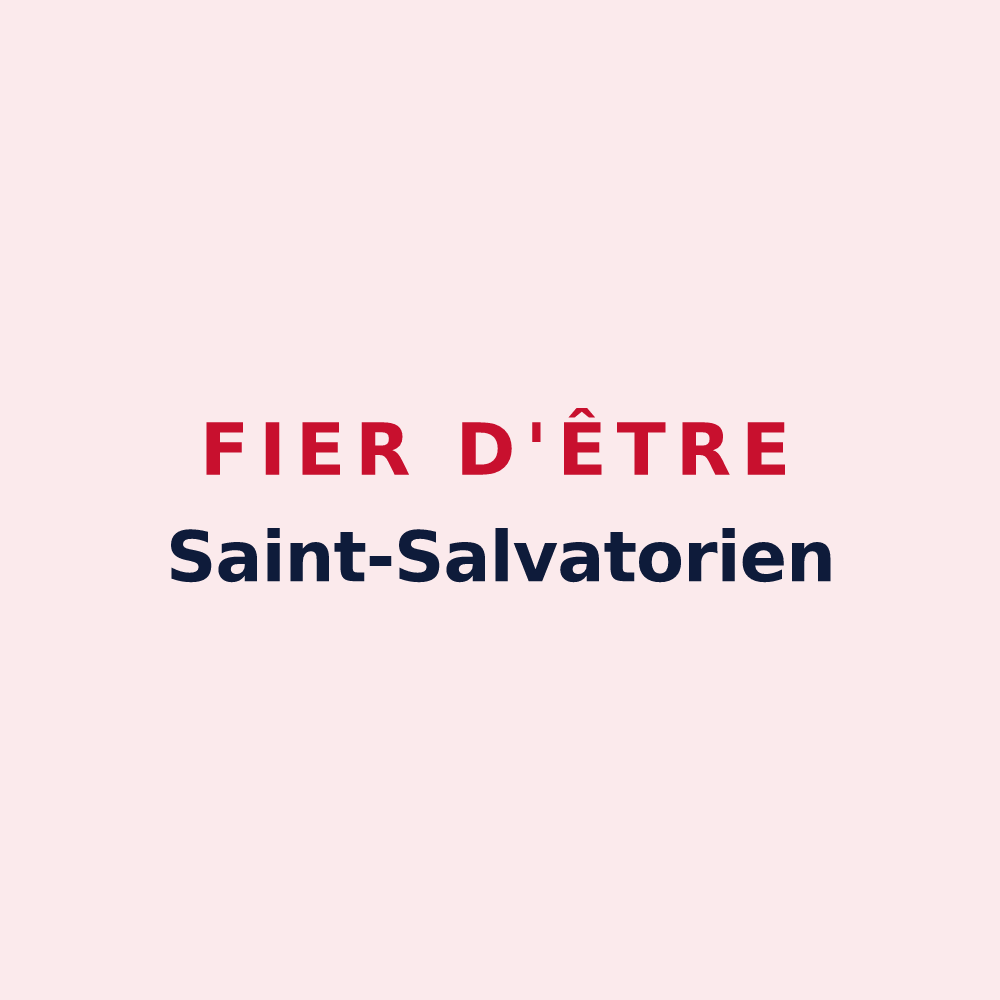 Magnet « Fier d'être Saint-Salvatorien » — design pour Saint-Sauveur-en-Rue