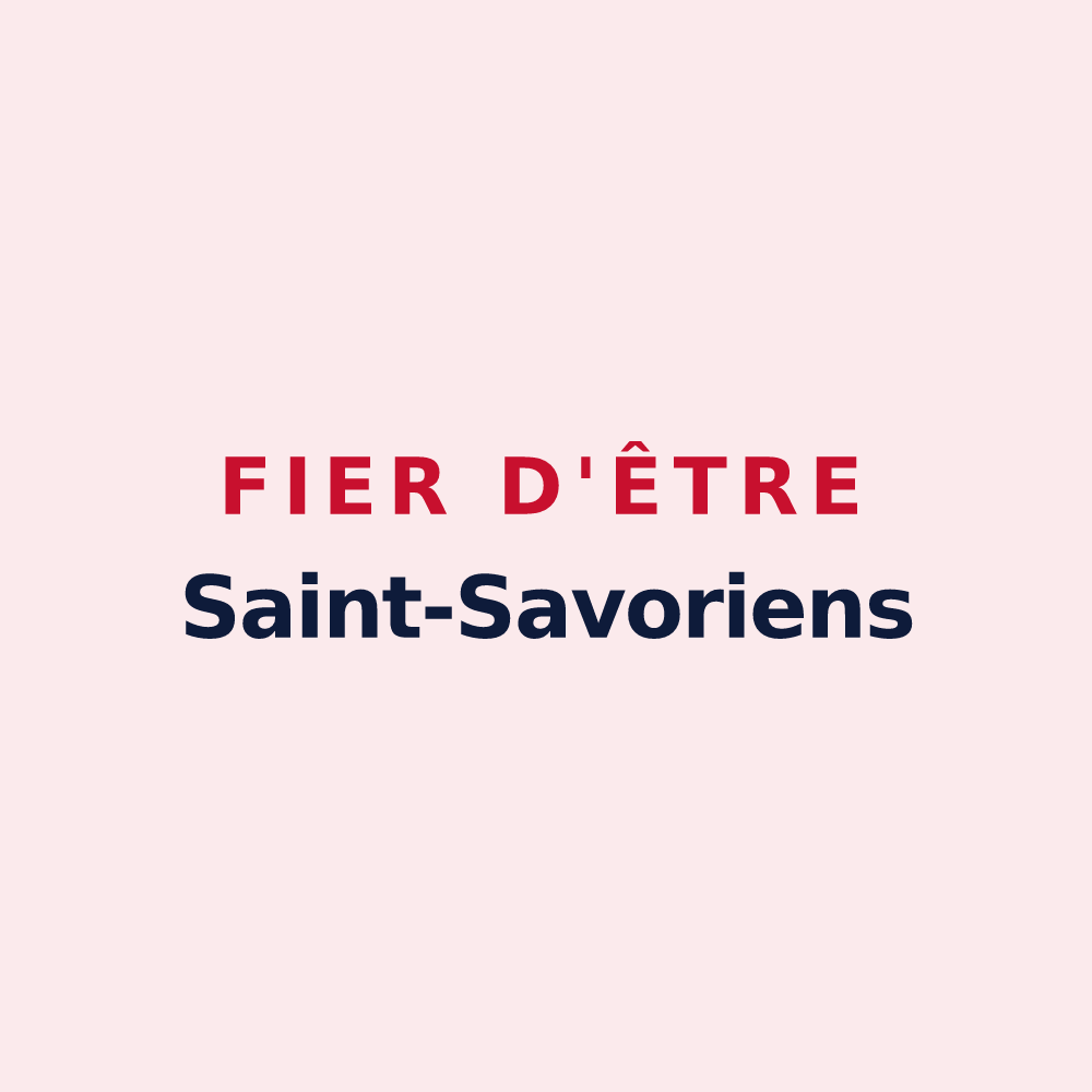Magnet « Fier d'être Saint-Savoriens » — design pour Saint-Sauveur-Gouvernet