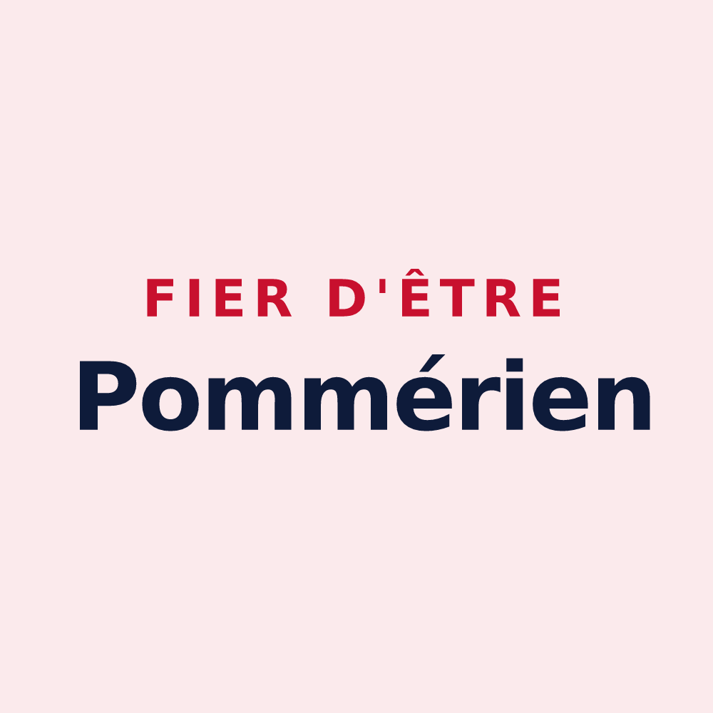 Magnet « Fier d'être Pommérien » — design pour Saint-Sauveur-la-Pommeraye