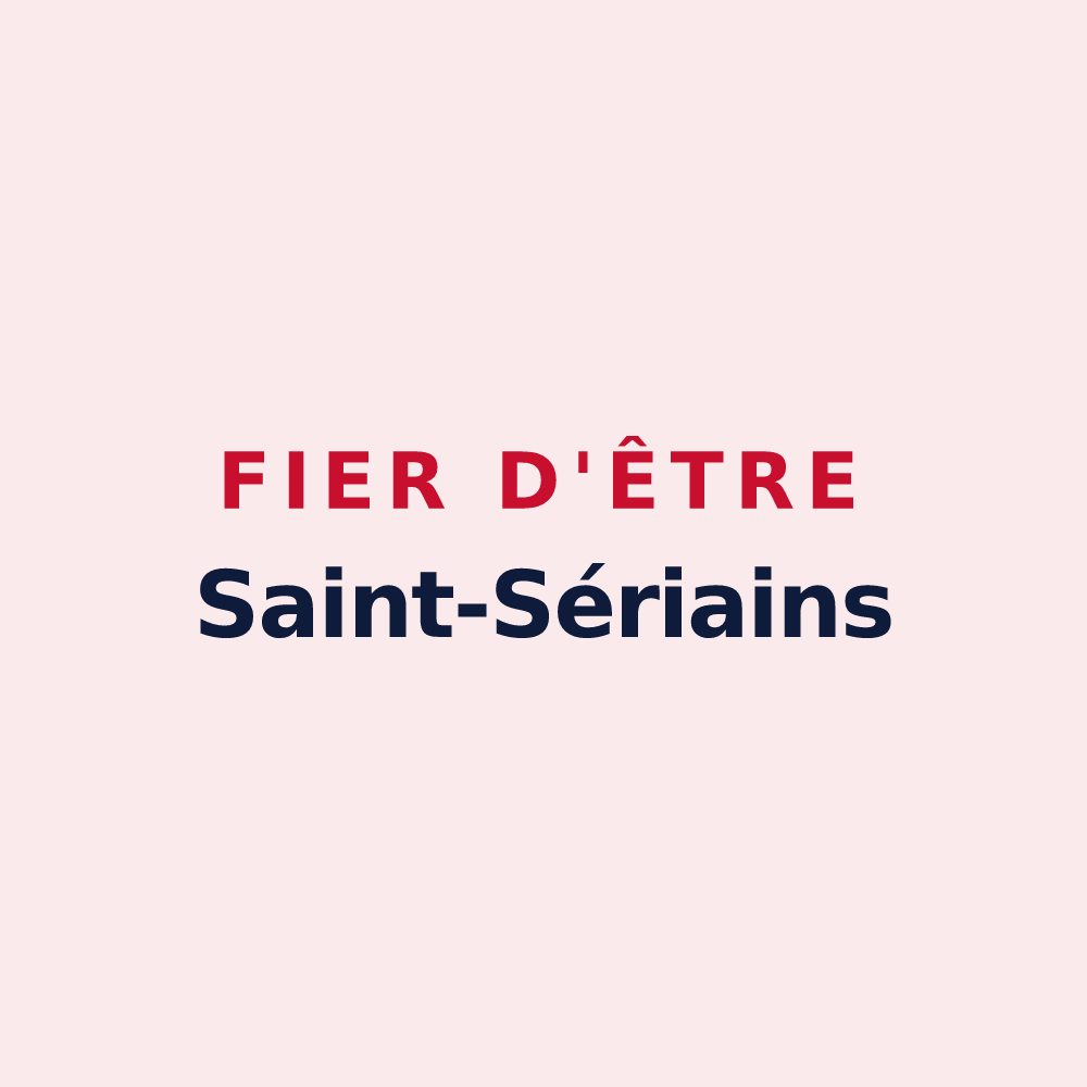 Magnet « Fier d'être Saint-Sériains » — design pour Saint-Sériès