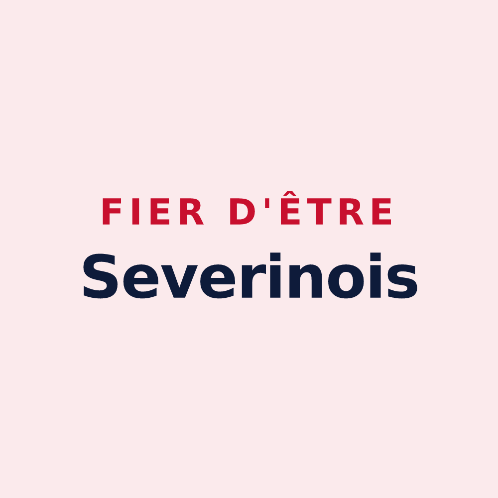 Magnet « Fier d'être Severinois » — design pour Saint-Seurin-de-Cursac
