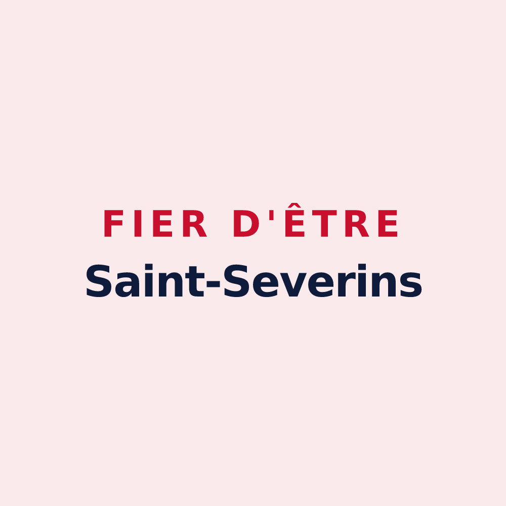 Magnet « Fier d'être Saint-Severins » — design pour Saint-Sever