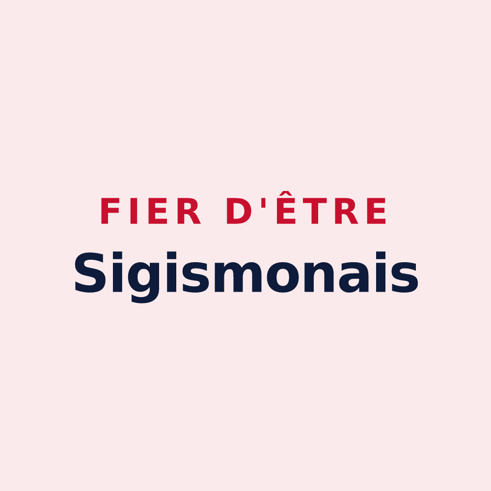 Magnet « Fier d'être Sigismonais » — design pour Saint-Sigismond-de-Clermont