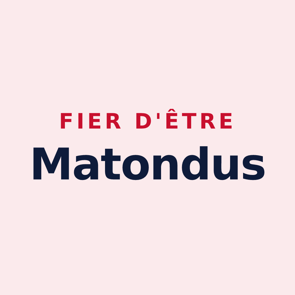 Magnet « Fier d'être Matondus » — design pour Saint-Sigismond