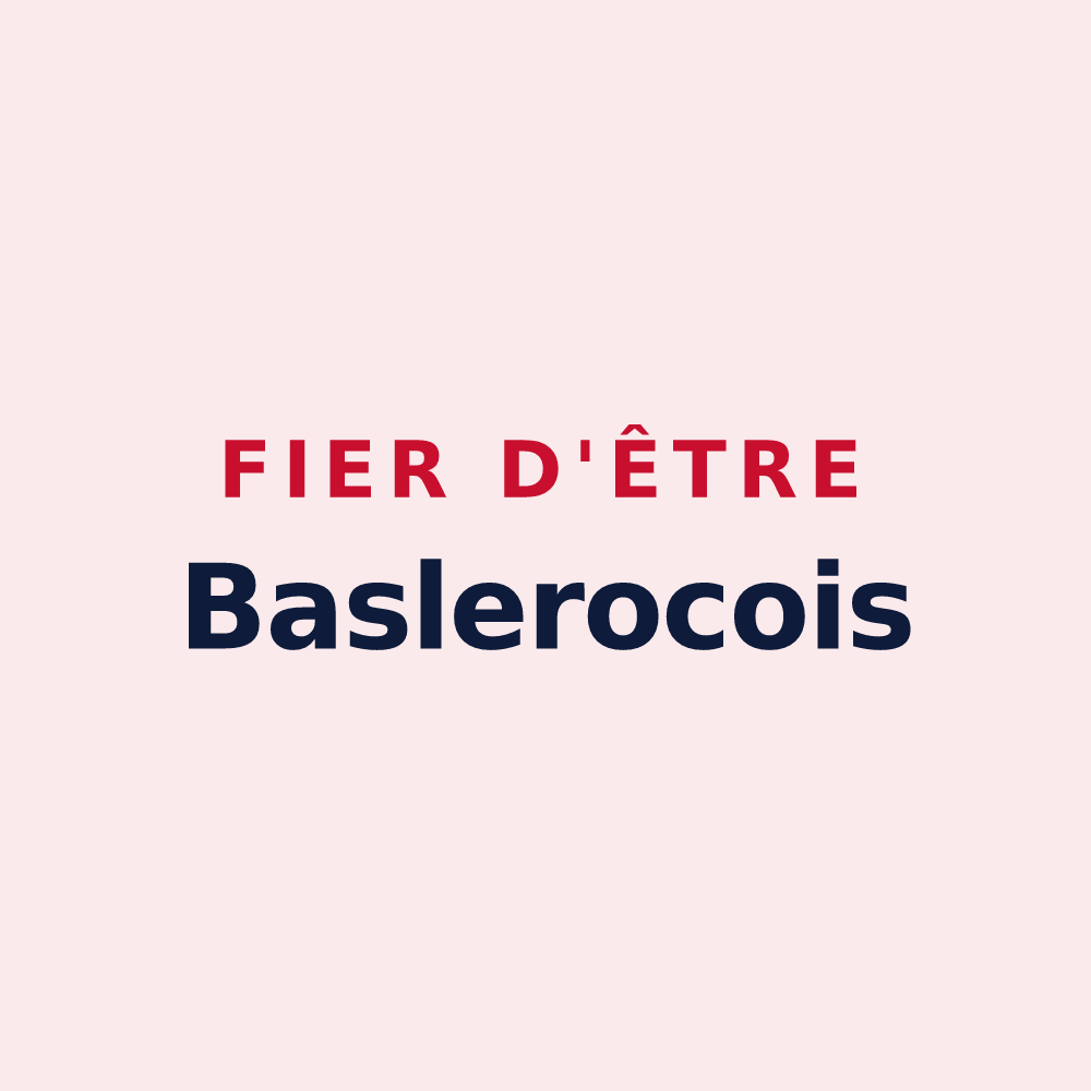 Magnet « Fier d'être Baslerocois » — design pour Saint-Silvain-Bas-le-Roc