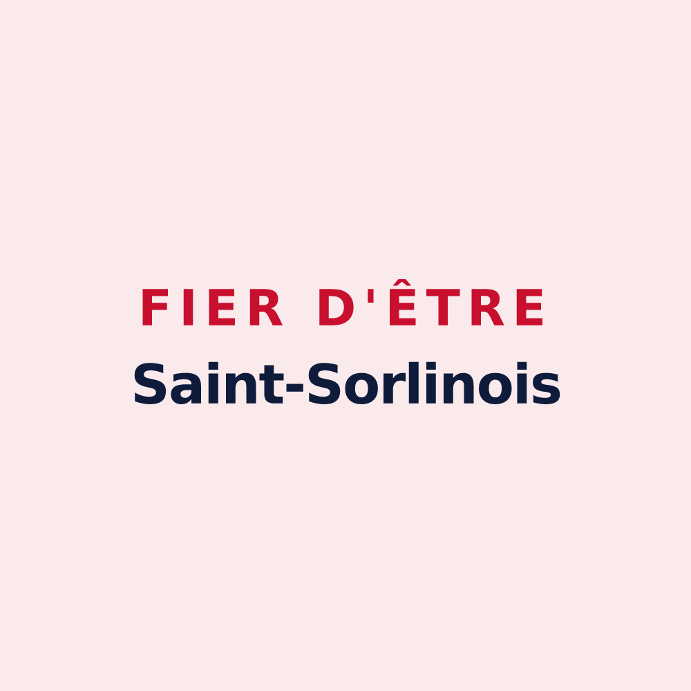 Magnet « Fier d'être Saint-Sorlinois » — design pour Saint-Sorlin-de-Vienne