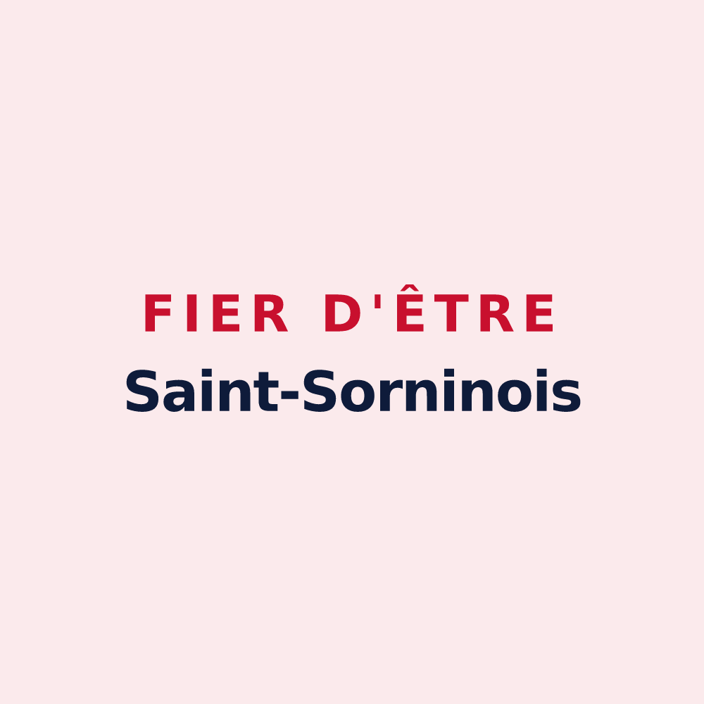 Magnet « Fier d'être Saint-Sorninois » — design pour Saint-Sornin