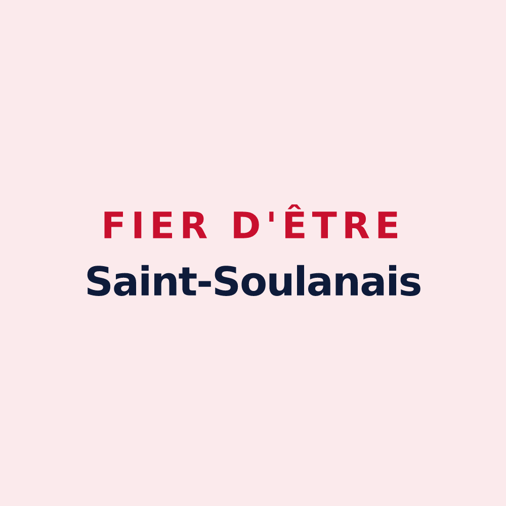 Magnet « Fier d'être Saint-Soulanais » — design pour Saint-Soulan