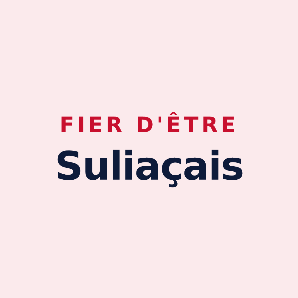 Magnet « Fier d'être Suliaçais » — design pour Saint-Suliac