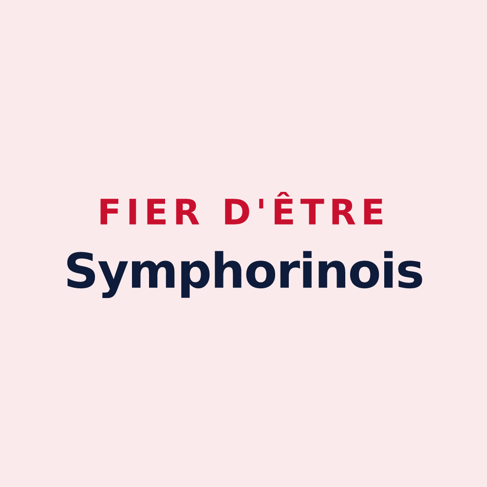 Magnet « Fier d'être Symphorinois » — design pour Saint-Symphorien-d'Ozon