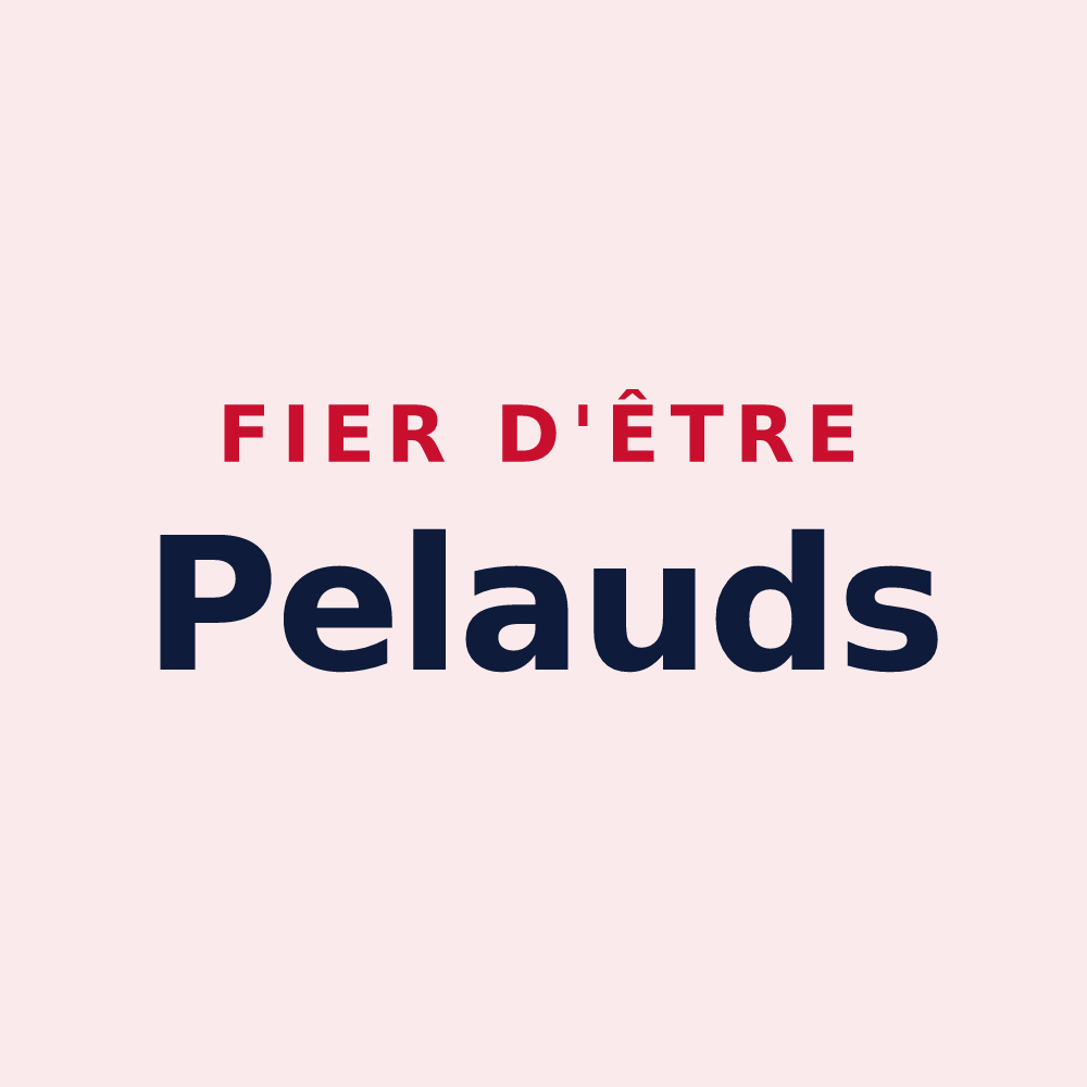 Magnet « Fier d'être Pelauds » — design pour Saint-Symphorien-sur-Coise