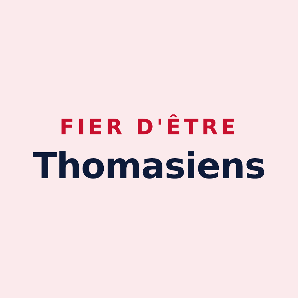 Magnet « Fier d'être Thomasiens » — design pour Saint-Thomas-la-Garde