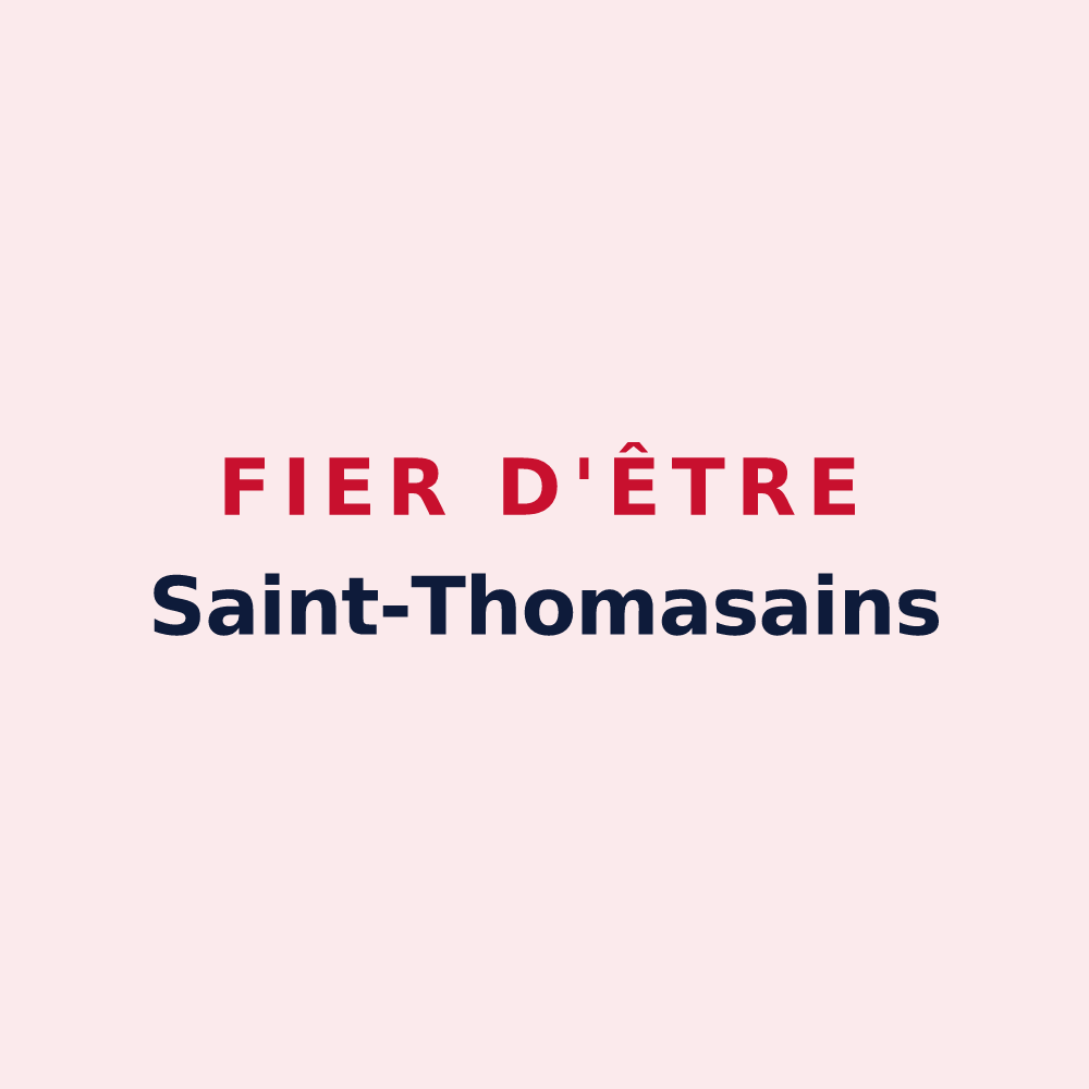 Magnet « Fier d'être Saint-Thomasains » — design pour Saint-Thomas
