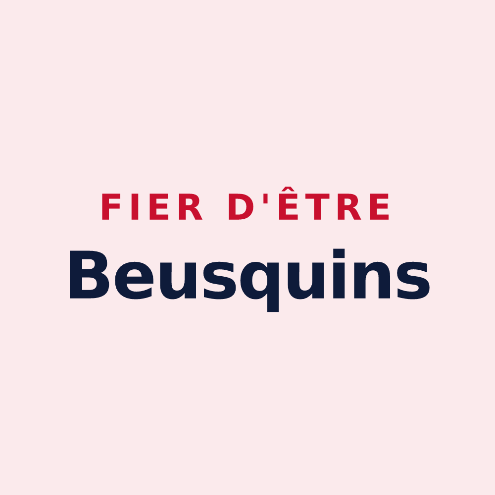 Magnet « Fier d'être Beusquins » — design pour Saint-Usage