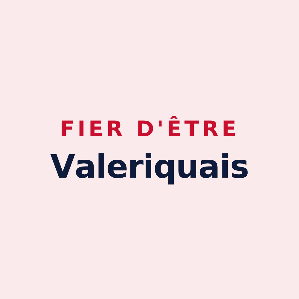Magnet « Fier d'être Valeriquais » — design pour Saint-Valery-en-Caux