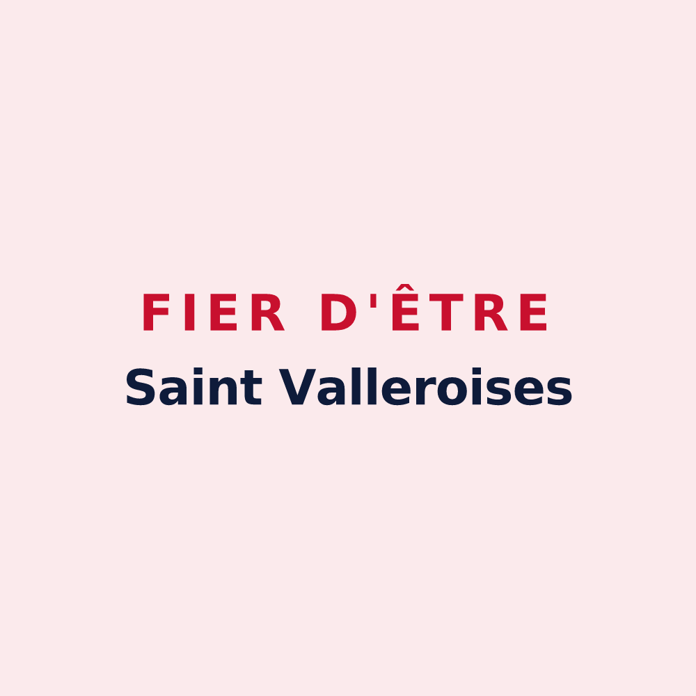 Magnet « Fier d'être Saint Valleroises » — design pour Saint-Vallier
