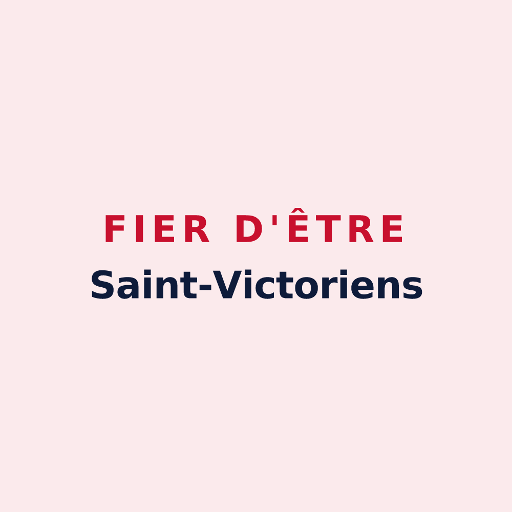 Magnet « Fier d'être Saint-Victoriens » — design pour Saint-Victor