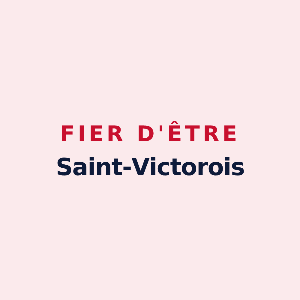 Magnet « Fier d'être Saint-Victorois » — design pour Saint-Victor-et-Melvieu