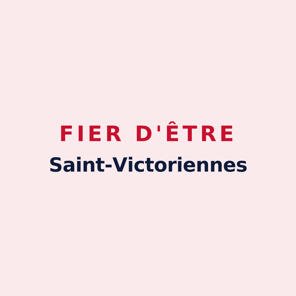 Magnet « Fier d'être Saint-Victoriennes » — design pour Saint-Victoret
