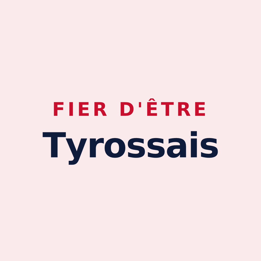 Magnet « Fier d'être Tyrossais » — design pour Saint-Vincent-de-Tyrosse