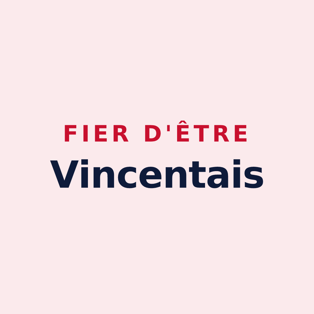 Magnet « Fier d'être Vincentais » — design pour Saint-Vincent-des-Landes