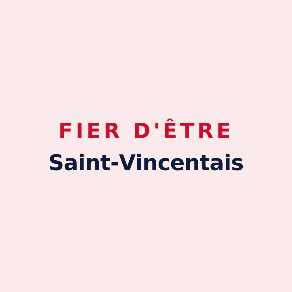 Magnet « Fier d'être Saint-Vincentais » — design pour Saint-Vincent-sur-Jabron