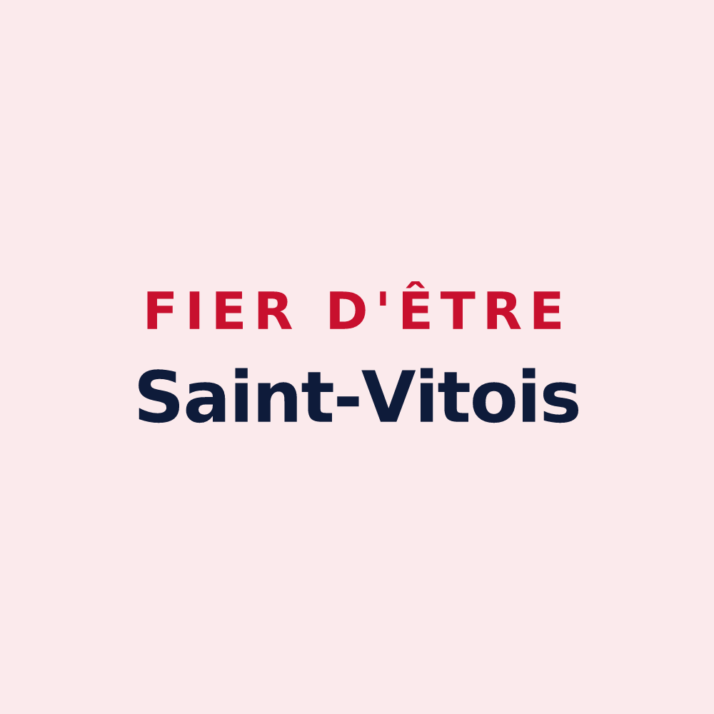 Magnet « Fier d'être Saint-Vitois » — design pour Saint-Vite