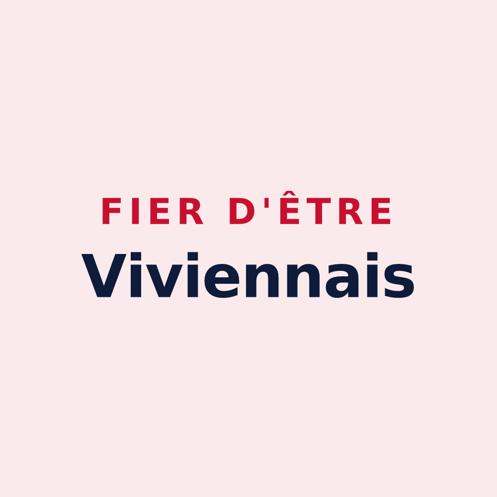 Magnet « Fier d'être Viviennais » — design pour Saint-Vivien-de-Médoc
