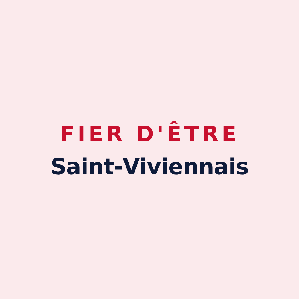 Magnet « Fier d'être Saint-Viviennais » — design pour Saint-Vivien-de-Monségur