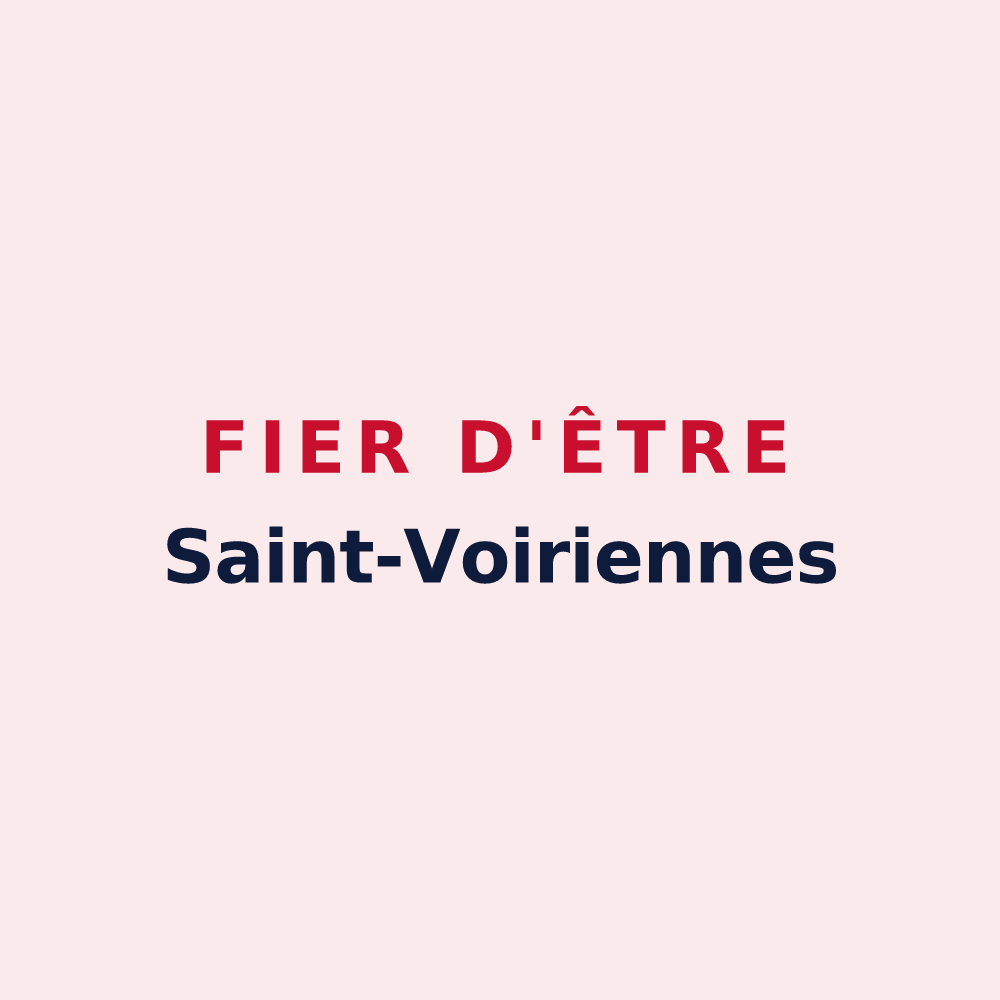Magnet « Fier d'être Saint-Voiriennes » — design pour Saint-Voir