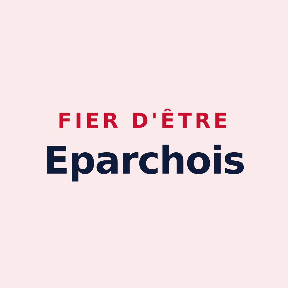 Magnet « Fier d'être Eparchois » — design pour Saint-Ybars