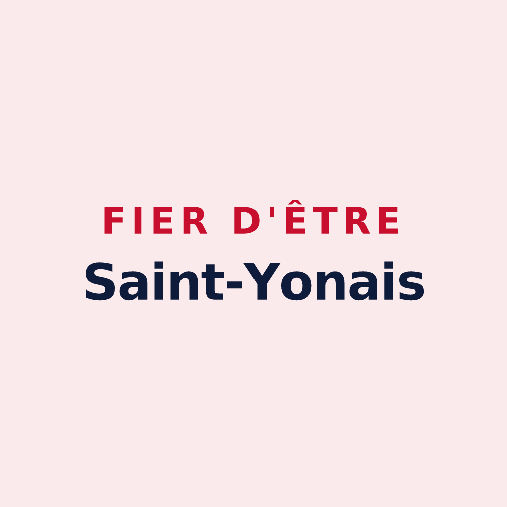 Magnet « Fier d'être Saint-Yonais » — design pour Saint-Yon
