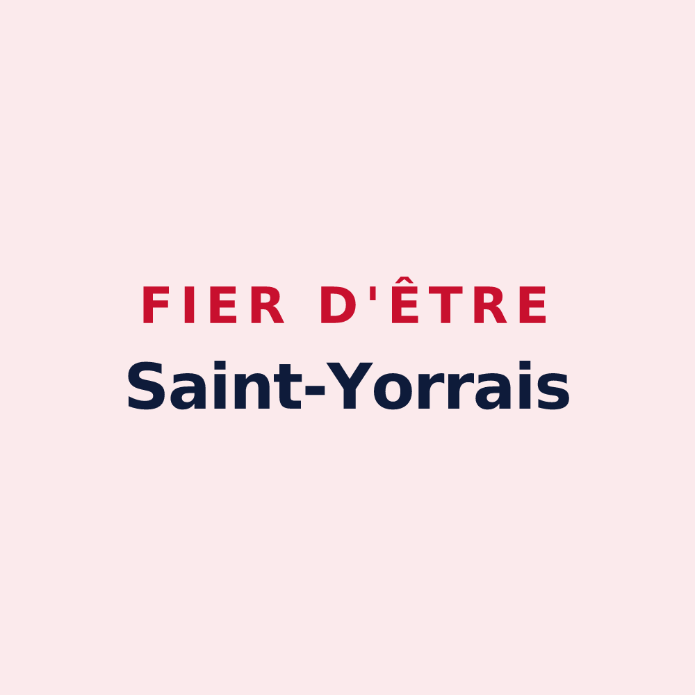 Magnet « Fier d'être Saint-Yorrais » — design pour Saint-Yorre