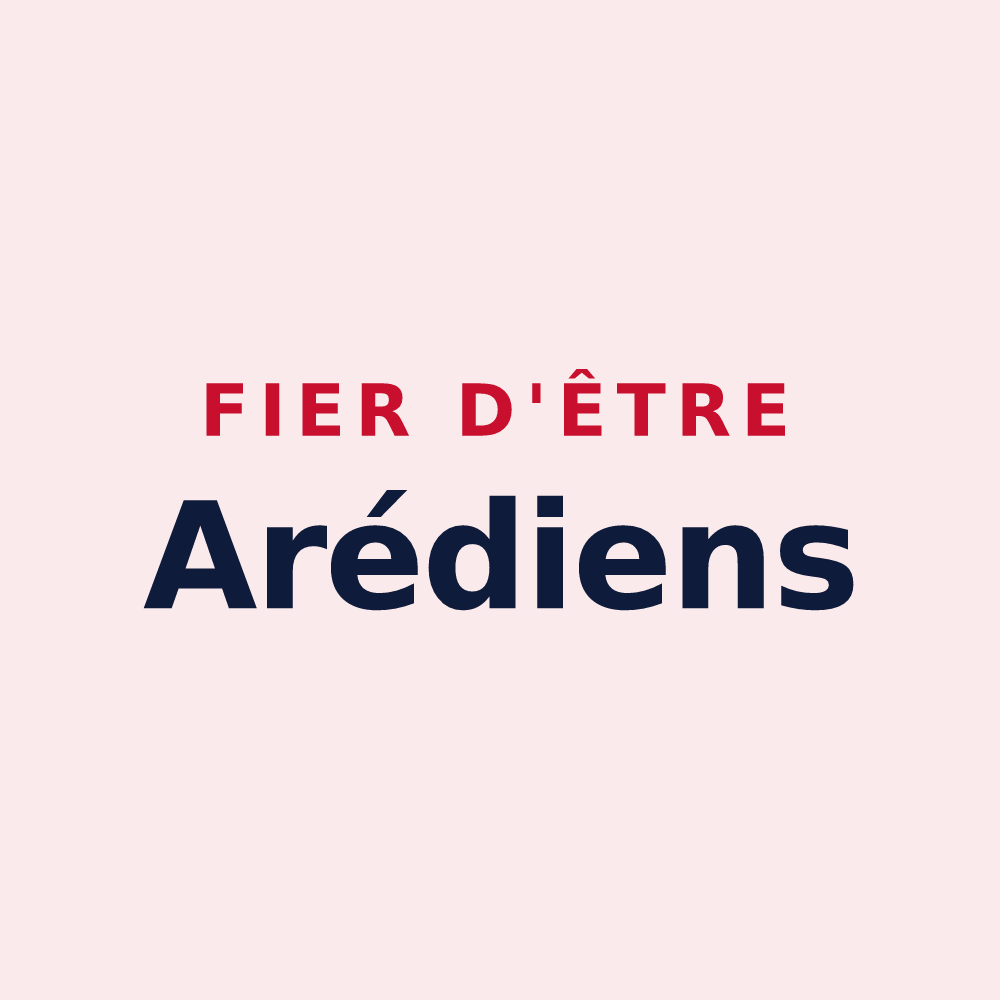 Magnet « Fier d'être Arédiens » — design pour Saint-Yrieix-les-Bois