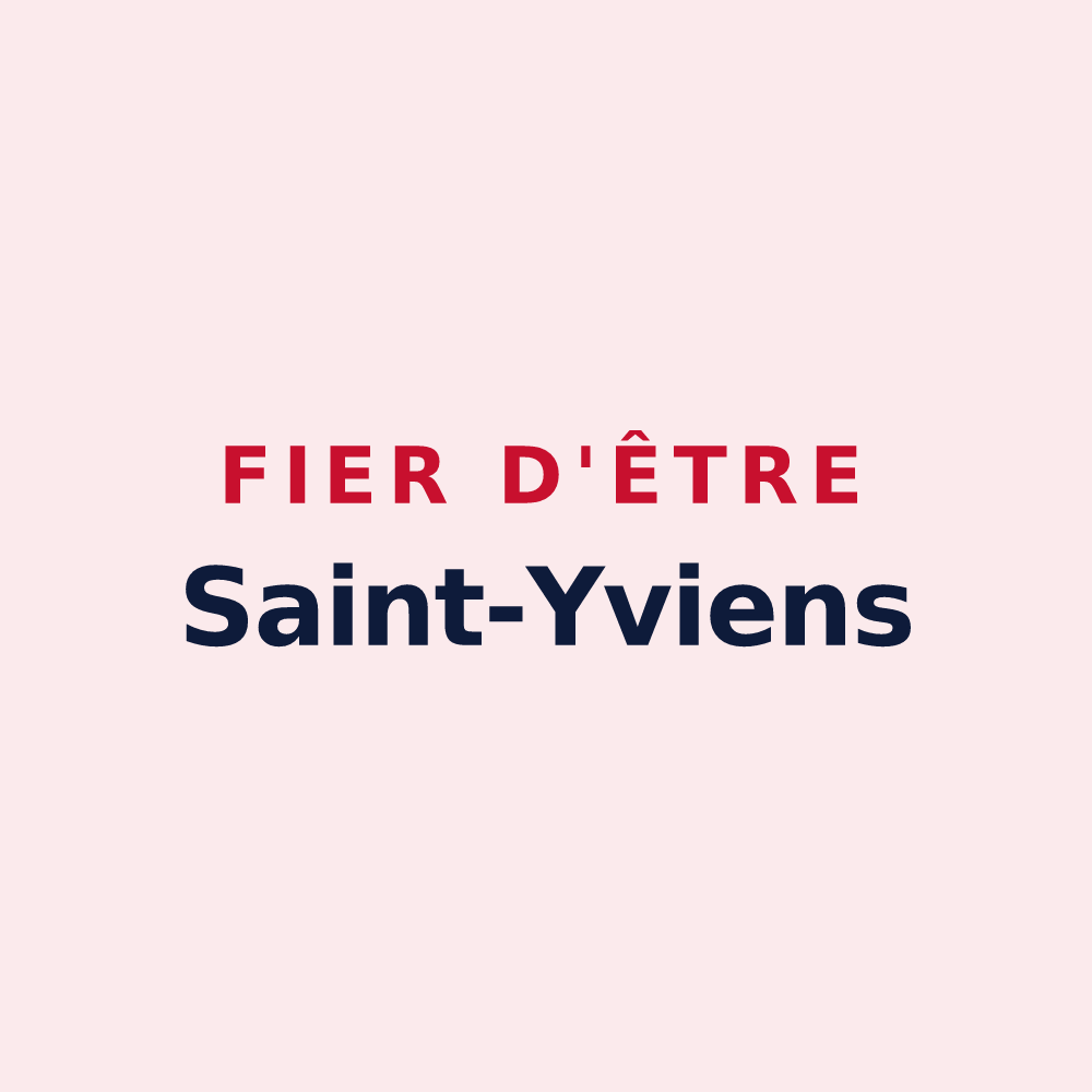 Magnet « Fier d'être Saint-Yviens » — design pour Saint-Yvi