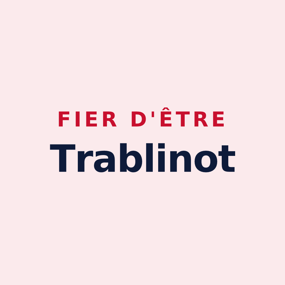 Magnet « Fier d'être Trablinot » — design pour Sainte-Anne-sur-Gervonde