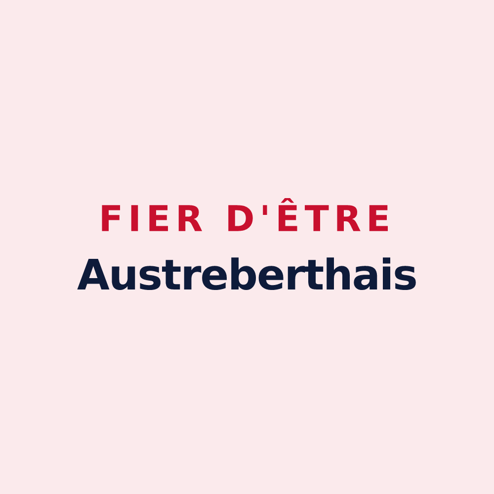 Magnet « Fier d'être Austreberthais » — design pour Sainte-Austreberthe