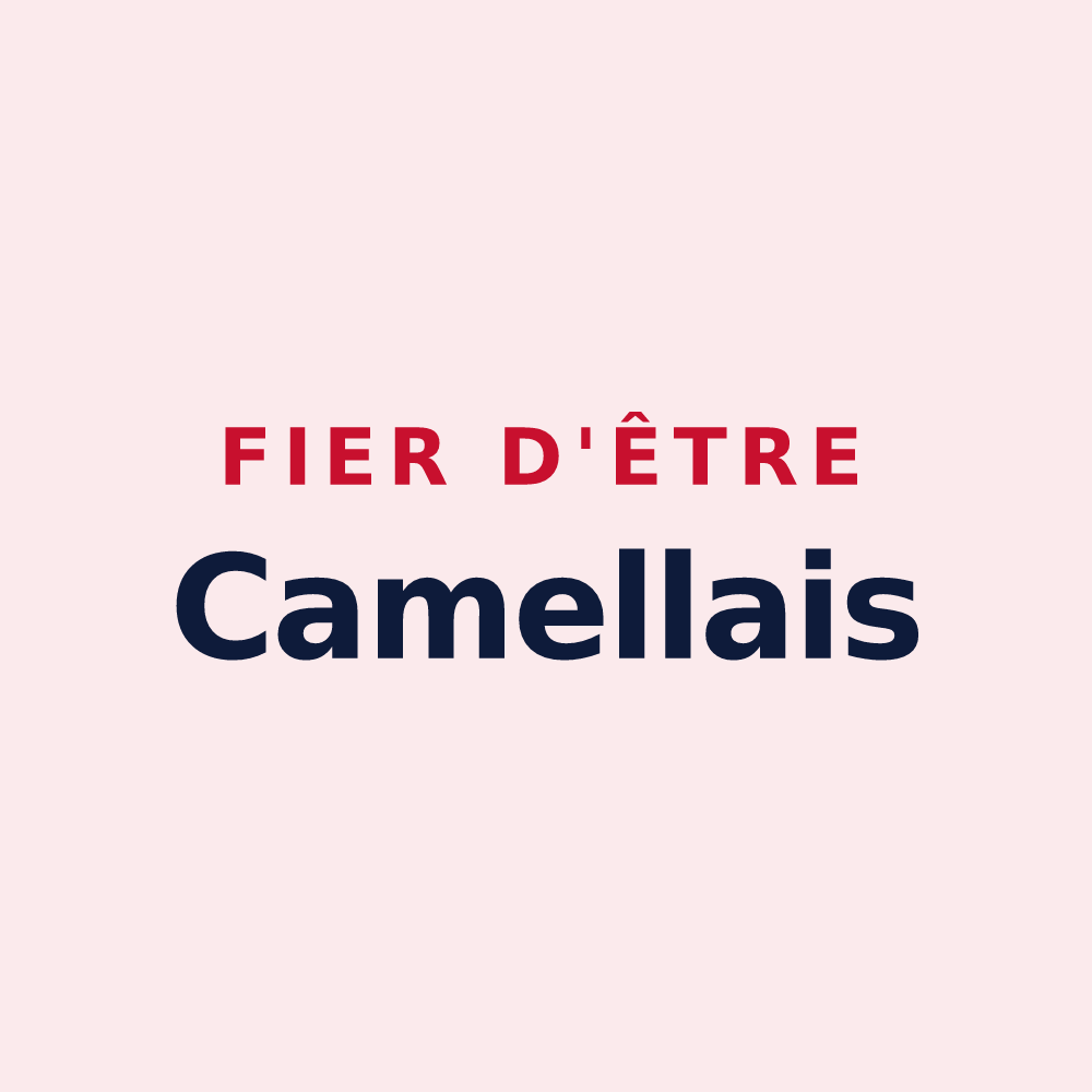 Magnet « Fier d'être Camellais » — design pour Sainte-Camelle