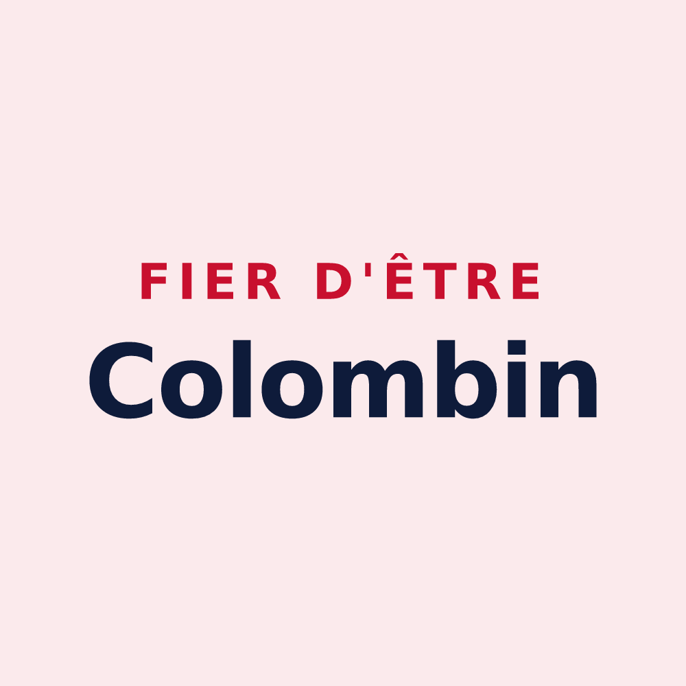 Magnet « Fier d'être Colombin » — design pour Sainte-Colombe-sur-Seine