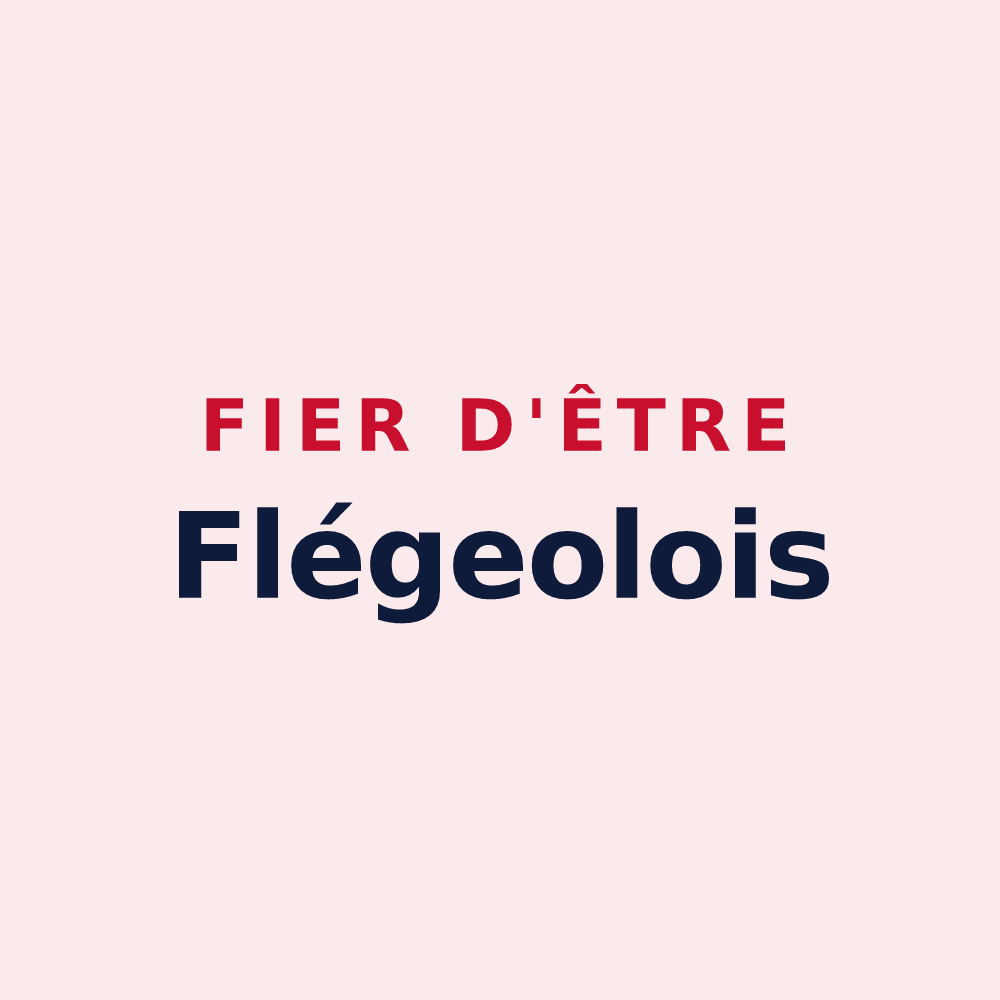 Magnet « Fier d'être Flégeolois » — design pour Sainte-Féréole