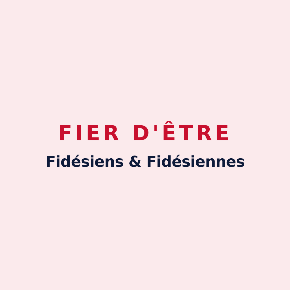 Magnet « Fier d'être Fidésiens & Fidésiennes » — design pour Sainte-Foy