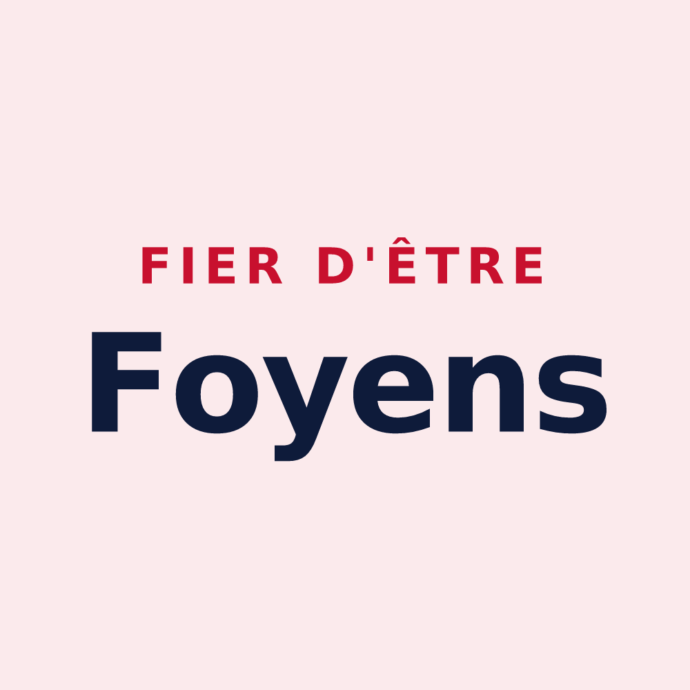 Magnet « Fier d'être Foyens » — design pour Sainte-Foy-la-Grande