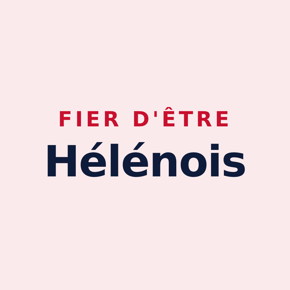 Magnet « Fier d'être Hélénois » — design pour Sainte-Hélène