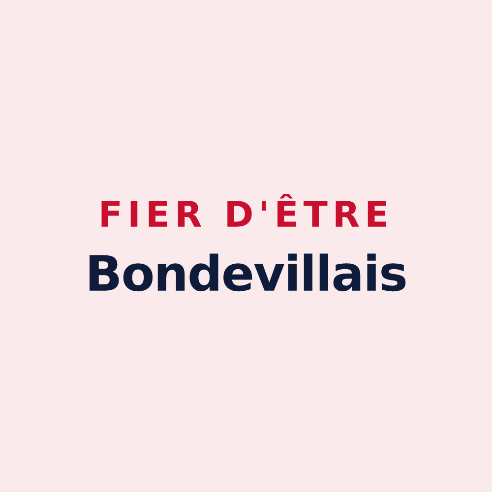 Magnet « Fier d'être Bondevillais » — design pour Sainte-Hélène-Bondeville