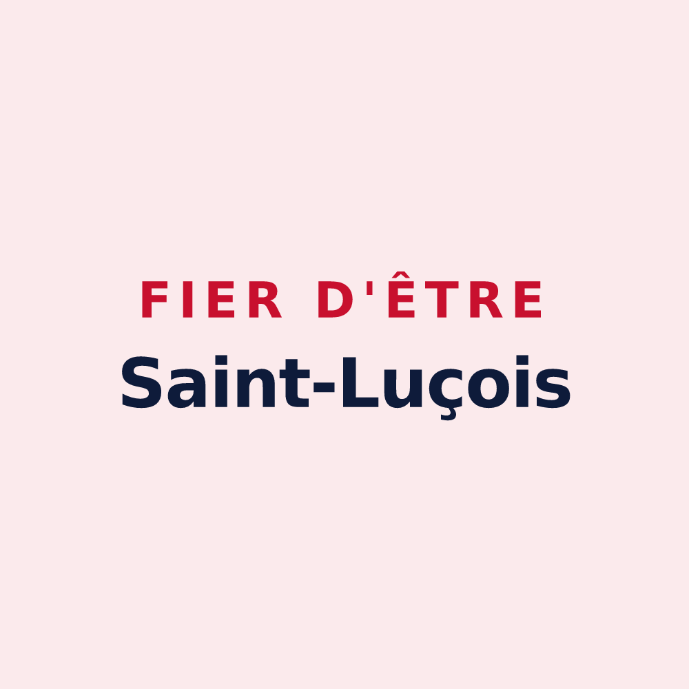 Magnet « Fier d'être Saint-Luçois » — design pour Sainte-Luce