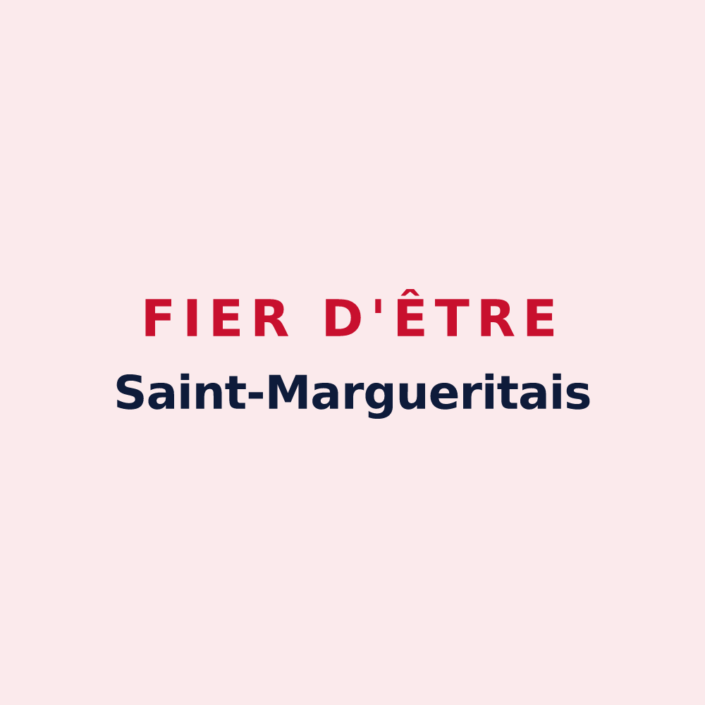 Magnet « Fier d'être Saint-Margueritais » — design pour Sainte-Marguerite-sur-Mer
