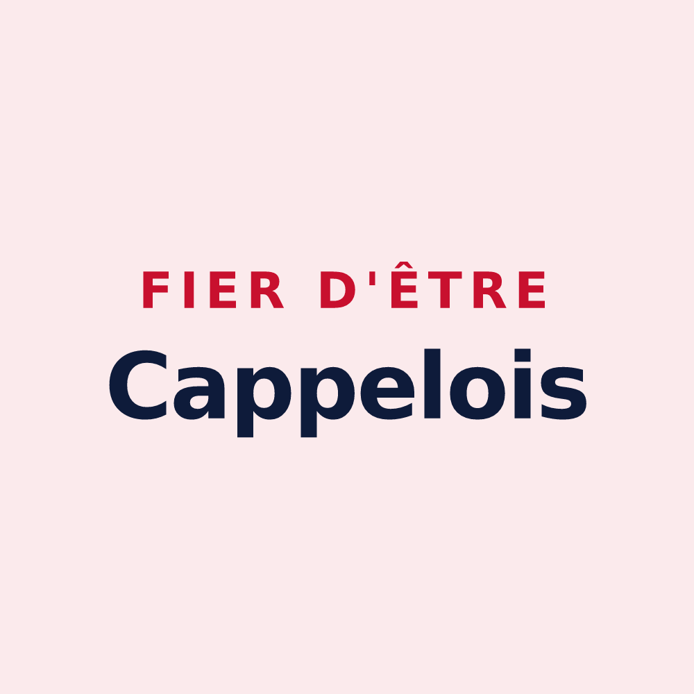 Magnet « Fier d'être Cappelois » — design pour Sainte-Marie-Cappel