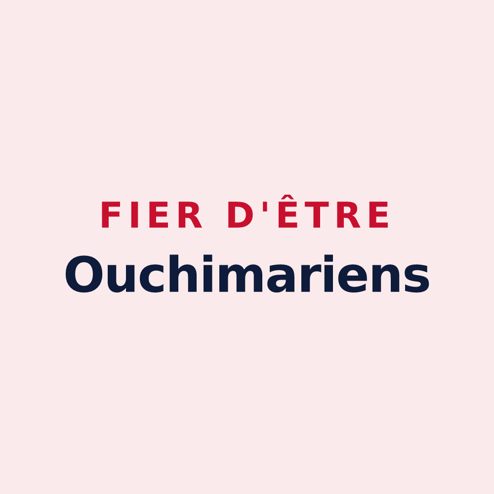 Magnet « Fier d'être Ouchimariens » — design pour Sainte-Marie-sur-Ouche