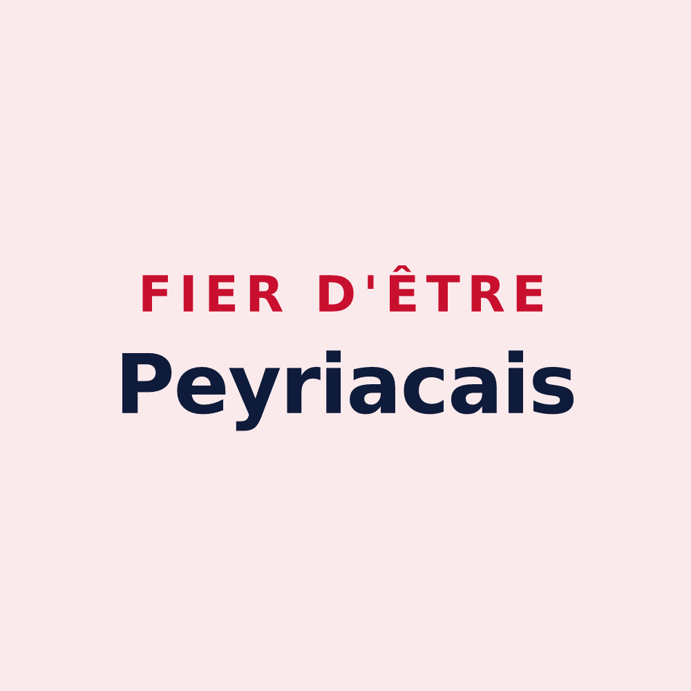 Magnet « Fier d'être Peyriacais » — design pour Sainte-Maure-de-Peyriac