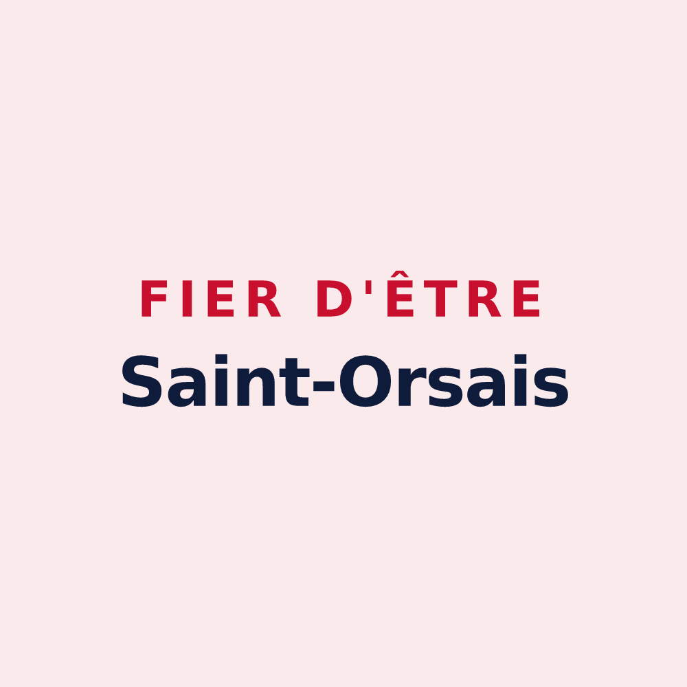 Magnet « Fier d'être Saint-Orsais » — design pour Sainte-Orse